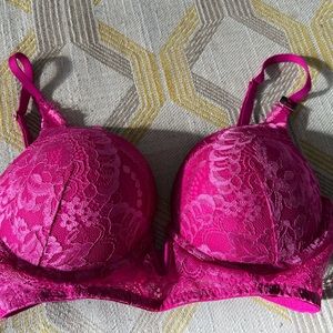 BNWT Hello Sugar La Senza Push Up Bra 32D pink